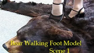 Bear Skin Walking Foot Model Scene 1