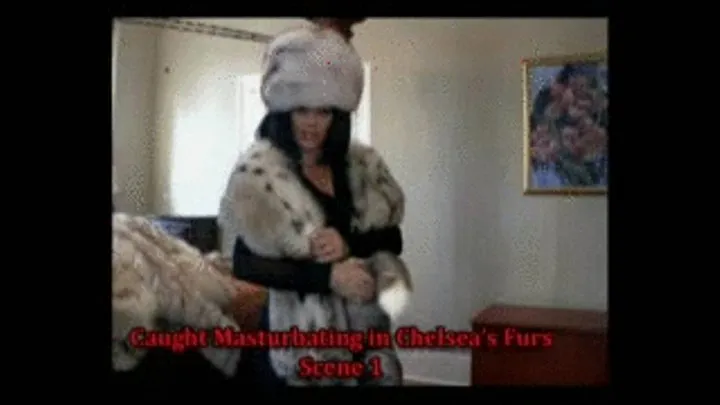 Caught..Masturbating in Chelsea's Furs 1