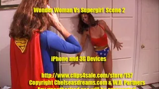 Wonder Woman Vs Super Girl - 4 iPhone & 3G