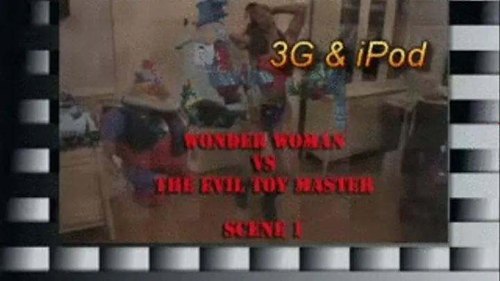 Wonder Woman Vs The Evil Toy Master Scene 1 3G & iPod