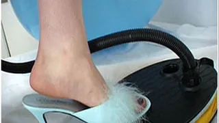 Foot Pumping In Slides
