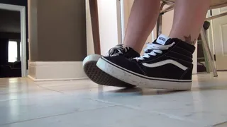 Krystal Dangles Her Vans