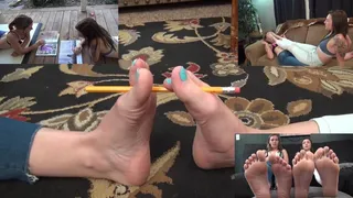 Krystal VS Daisey Toughest Feet Challenge!