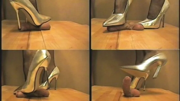 painful metal heels