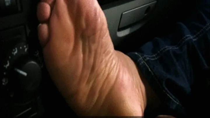 Jayne's Feet on the Dashboard 2