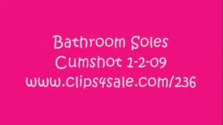 Bathroom Soles Cumshot