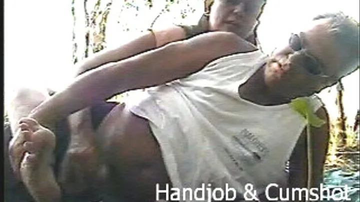 Handjob & Cumshot In The Woods