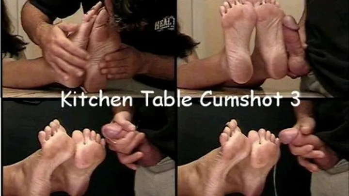 Kitchen Table Cumshot 3