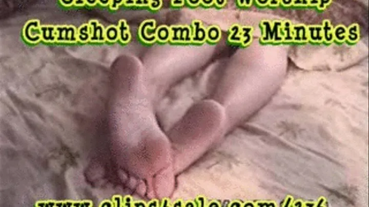 Napping Soles Worship & Cumshot Combo (23 Minutes)