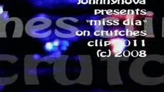 miss dia on cructhes clip # 011