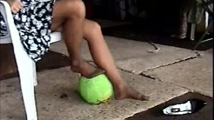 miss brianna plays with a ball II