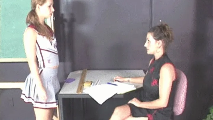 part 2, Teacher spanks cheerleader