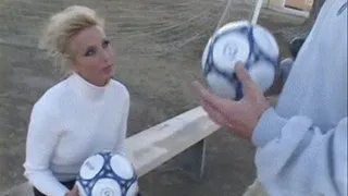 Football Player Fucks Dirty Blonde Slut - part 1