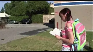 Sexy girlies with Cute Tits Gets Caught Skipping School - high