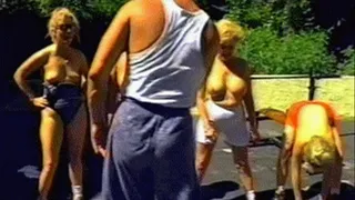 Outdoor Workout Turns Into An Orgy Party - part 2