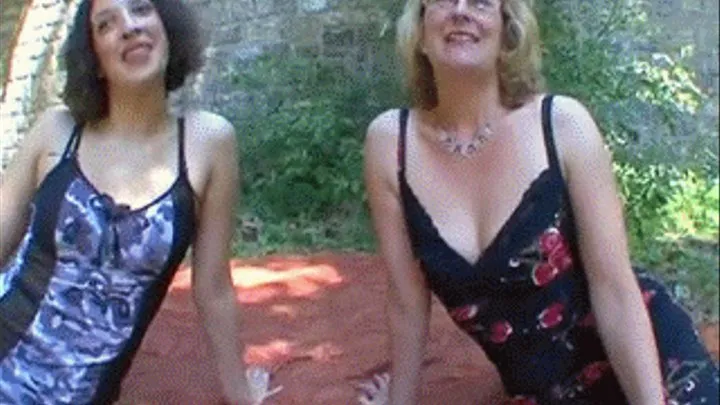 2 Horny Milfs Begged To Be Fucked Outside - part 1