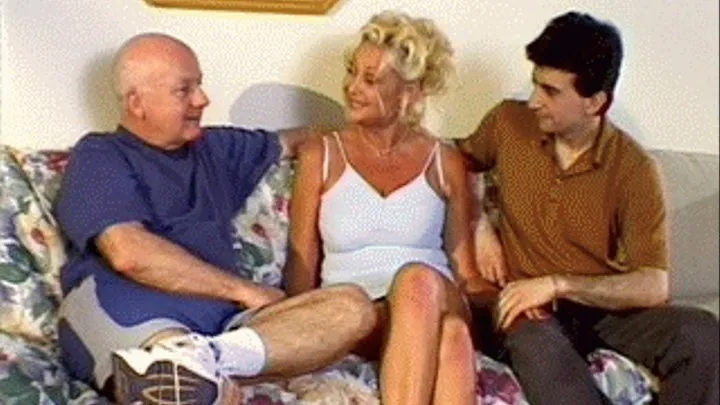 Sexy Amateur Granny Have Sex With 2 Guys - part 1