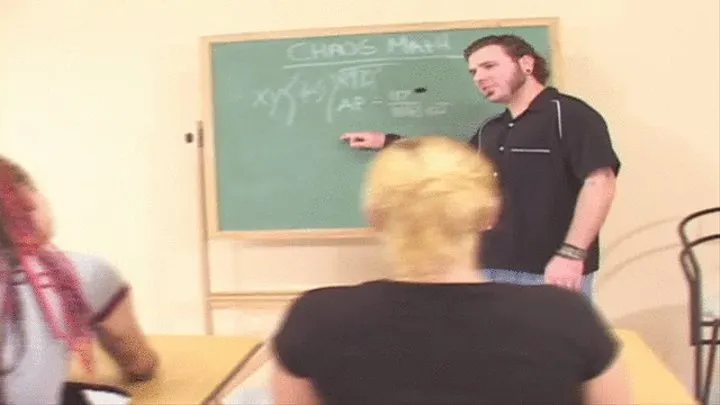 Teacher spanks hotties bare ass