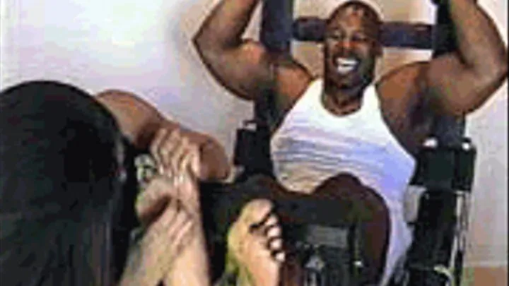 Body Builder Bruce gets Tickled!