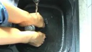 Irina - Feet in the Sink