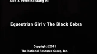 Equestrian Girl by the Black Cobra