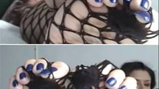 Raven's Fishnet Stockings - Part 2