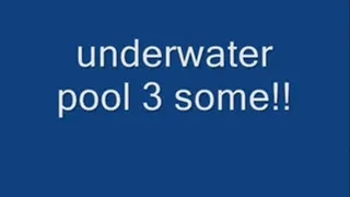 mmm underwater 3some!
