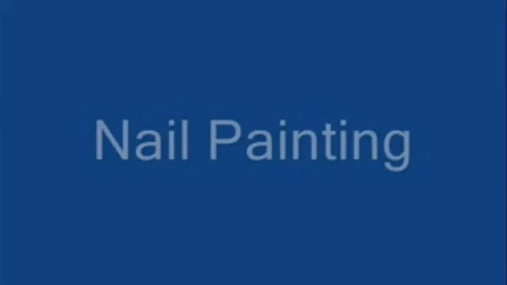 Toe nail painting