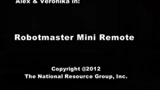 The Robotmaster Tests his Mini Remote