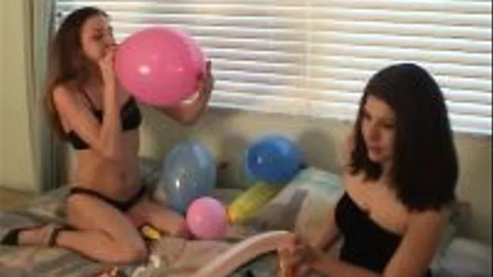 Balloon Fun With Lacy and Jess! (Part 1)