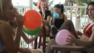 Five Girl Balloon Fun! (Part 1)