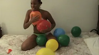 Baby Girl's Bikini Balloon Fun - Part 1