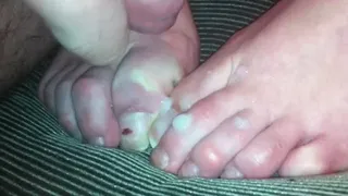 JERK OVER NATURAL RAW TOES - PHOTO VIDEO