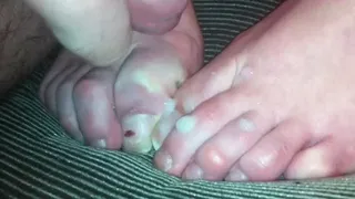 JERK OVER NATURAL RAW TOES - PHOTO VIDEO
