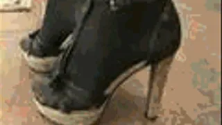 The brutal Miss Katarina high heels sandals (HARD VIDEO)