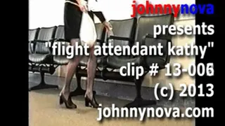 flight attendant kathy vol # 13-I