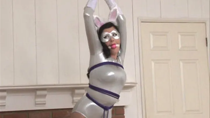 Bound Superheroine Bunny Justice - Mary Jane Green