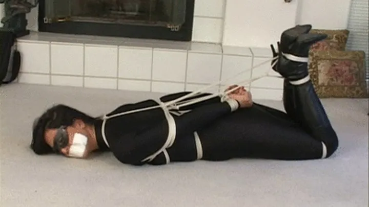 Confident Catburglar Hogtied - Tomiko - Slideshow