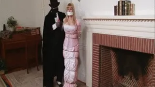 Damsel in the Fireplace - Lorelei in Pink Gown - with music