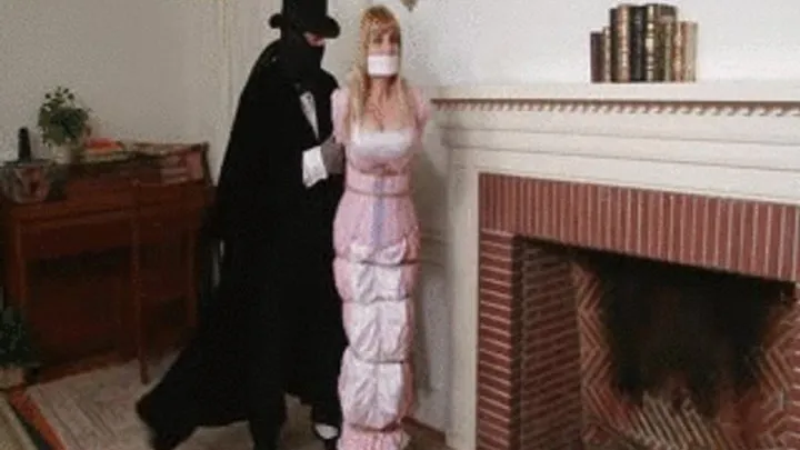 Damsel in the Fireplace - Lorelei in Pink Gown