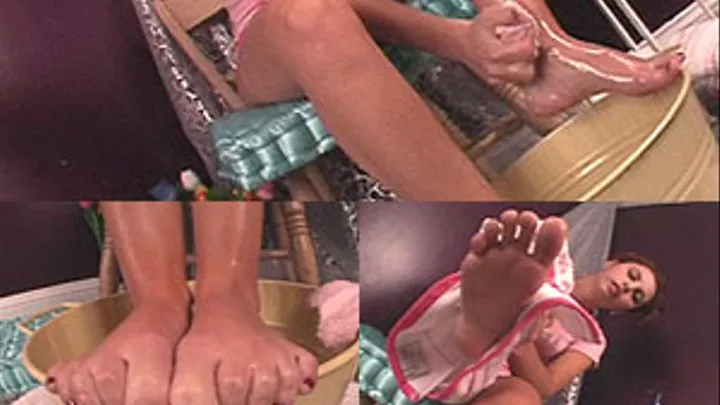 Gina's Sexy Foot Washing