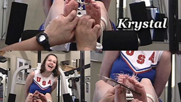 Krystal's Toe-Tied Sole Tickling