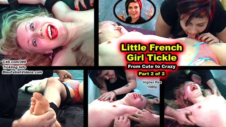 Little French Girl Tickled! with Eloine and Mistress Chloe! - - Par 2 of 2 - Now things get intense when THe Mystery Hands comes in to tickle this French girl, making her Beg in French! Sacrebleu!