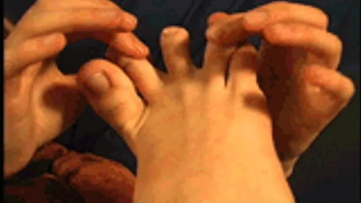 G/G mutual foot worship and tickle pt2 7min Lo Rez