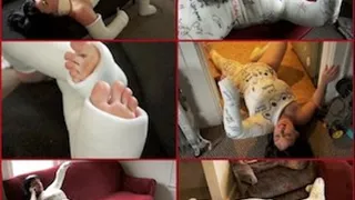 Elizabeth Struggles in a Body Cast in