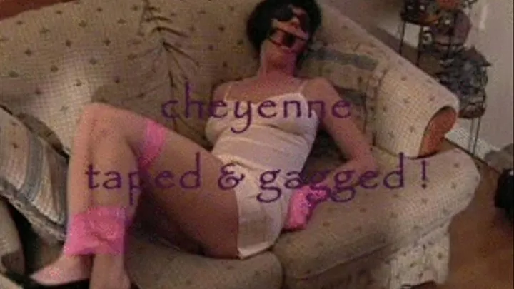 TBL cheyenne gets taped & gagged!