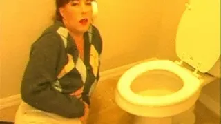 Burping over the Toilet