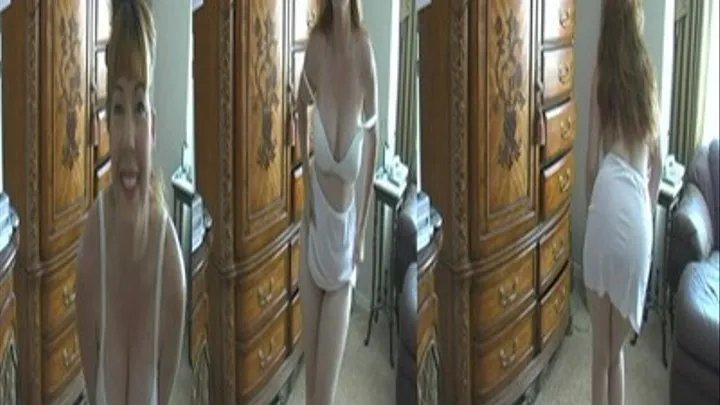 Step-Mommie Dances in Her Slip