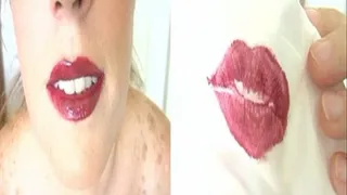 Lipstick Smear for your Cum