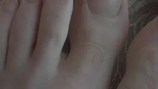 Cum On My Hairy Toes